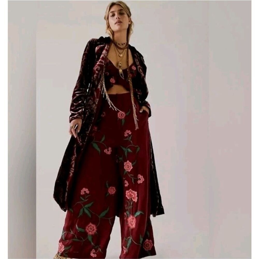 New FP x Anna Sui Poppy Embroidered Set Size 2. H - Picture 1 of 9